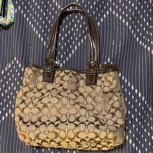 Coach monogram purse